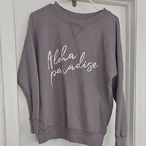 Purple Aloha Paradise Sweatshirt